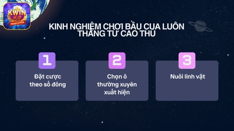 Kinh nghiệm chơi bầu cua luôn thắng từ cao thủ