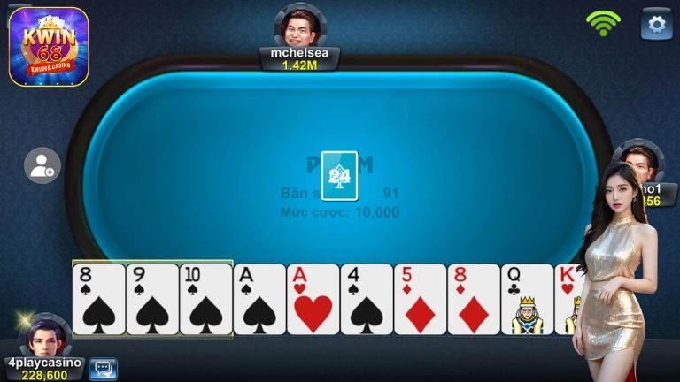 Mỗi ván chơi Phỏm sẽ có 2 đến 4 thành viên cùng tham gia