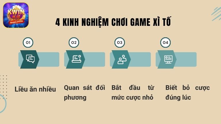 Một vài kinh nghiệm hữu ích khi chơi game Xì Tố