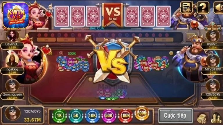 Vì sao nên chọn KWIN68 để tham gia chơi Đại Chiến Đỏ Đen